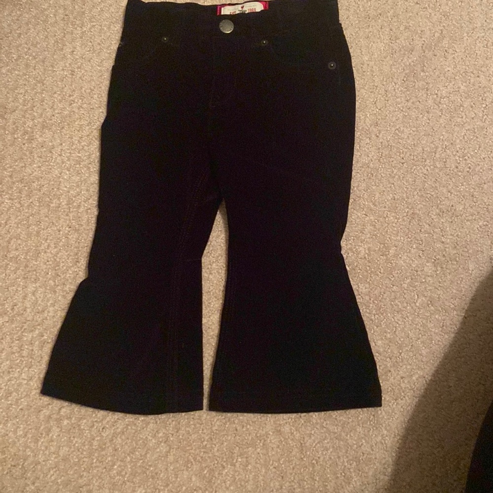Gap Black Velvet Pants